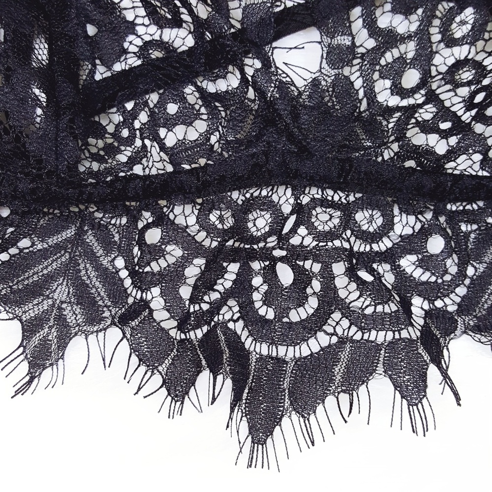 Black Lace Lingerie Bralette | Bra Top - Picture 3 of 4